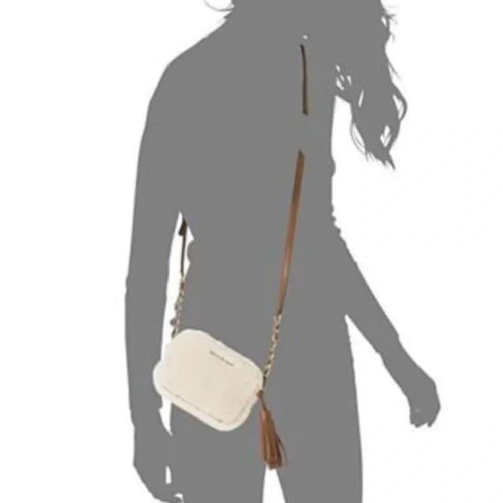 Michael Michael Kors JET SET TRAVEL SMALL SHEARLING CROSSBODY